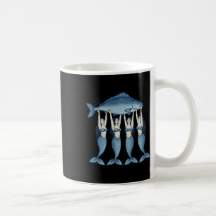 Sardinen Dosenfisch Meerjungfrau Sommer Küstenfisc Kaffeetasse