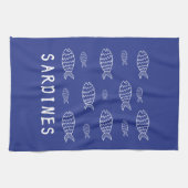 Sardinen Geschirrtuch (Horizontal)