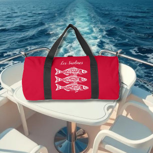 Sardinen-Hawaiian-Fisherman Core-Cherry Red Duffle Bag
