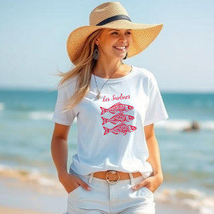 Sardinen-Hawaiian-Fisherman Core-Cherry Red T-Shirt