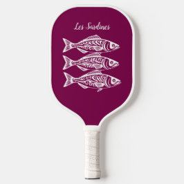 Sardinen-Hawaiian Fisherman Core Wine Color Pickleball Schläger