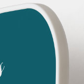 Sardinen-hawaiianisch Aquamarin Pickleball Schläger (Linke Seite)