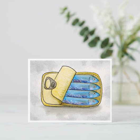 Sardinen, HEY Postkarte (Stehend Vorderseite)