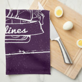 Sardinen in einer Zinn gestört Geschirrtuch (Viertel Falte)