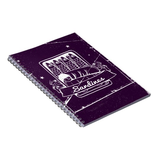 Sardinen in einer Zinn gestört Notizblock (Rechte Seite)