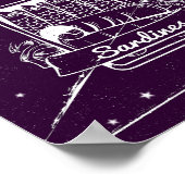 Sardinen in einer Zinn gestört Poster (Ecke)