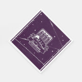 Sardinen in einer Zinn gestört Serviette (Ecke)