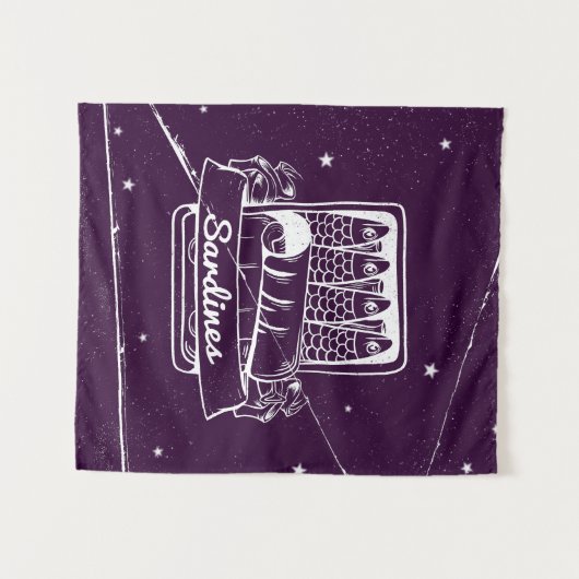 Sardinen in einer Zinn gestört Wandteppich (Vorderseite (Horizontal))