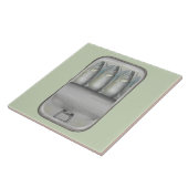 Sardinen in Zinn Fliese (Seite)