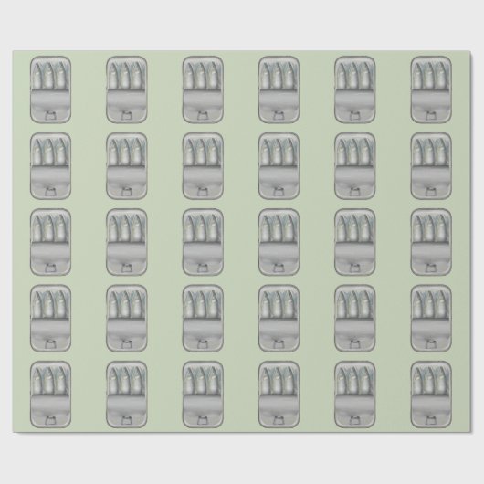 Sardinen in Zinn Geschenkpapier (Flach)