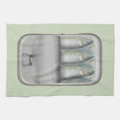 Sardinen in Zinn Geschirrtuch (Horizontal)