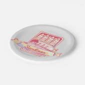 Sardinen in Zinn Pappteller (Schrägansicht)