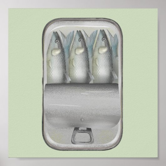 Sardinen in Zinn Poster (Vorne)