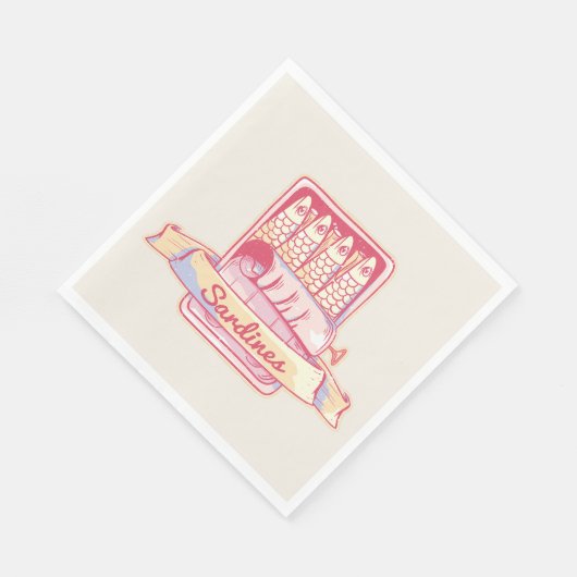 Sardinen in Zinn Serviette (Ecke)