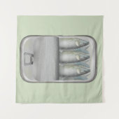 Sardinen in Zinn Wandteppich (Vorderseite (Horizontal))