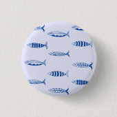 Sardinen-Muster Button (Vorderseite)