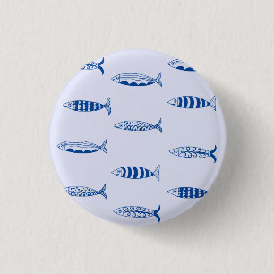 Sardinen-Muster Button