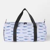Sardinen-Muster Duffle Bag (Rückseite)