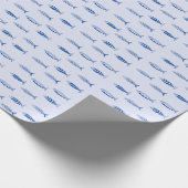 Sardinen-Muster Geschenkpapier (Ecke)