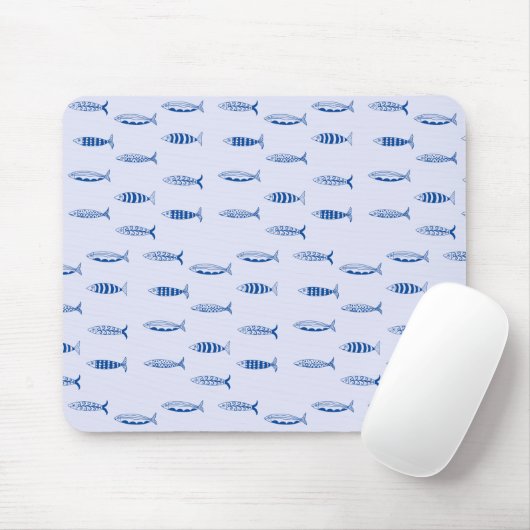 Sardinen-Muster Mousepad (Mit Mouse)