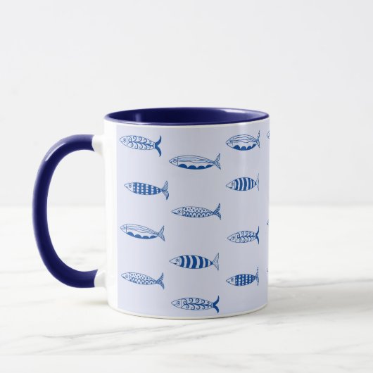 Sardinen-Muster Tasse (Links)