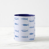 Sardinen-Muster Tasse (Zentrum)