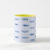 Sardinen-Muster Tasse (Zentrum)