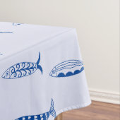 Sardinen-Muster Tischdecke (Beispiel)