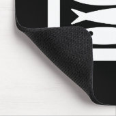 Sardinen-Piktogramm-Mauspad Mousepad (Ecke)