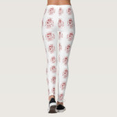 Sardinen Pop Art Leggings (Rückseite)