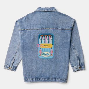 Sardinen-Spaß-Braut Jeansjacke
