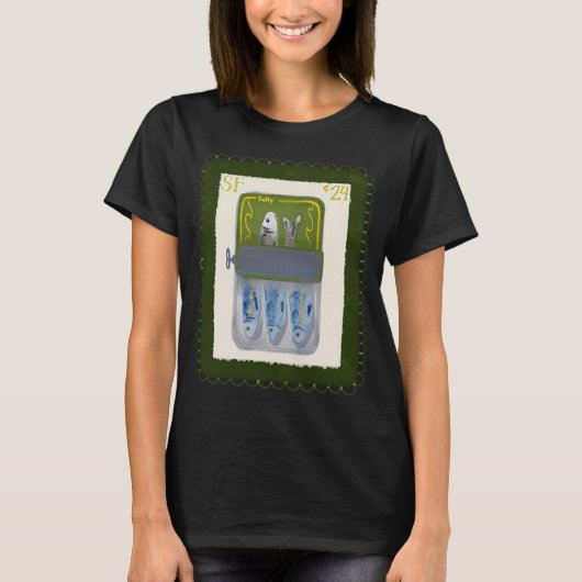 Sardinen Stempel T-Shirt (Vorderseite)