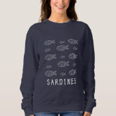 Sardinen Sweatshirt (Vorderseite)