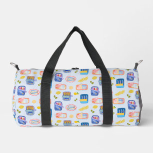 Sardinen und Zitronen Duffle Bag