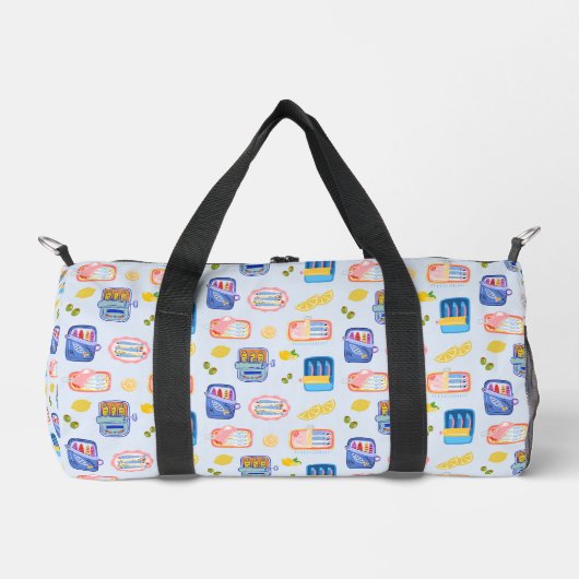 Sardinen und Zitronen Duffle Bag (Vorderseite)