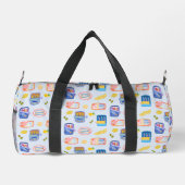 Sardinen und Zitronen Duffle Bag (Rückseite)