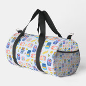 Sardinen und Zitronen Duffle Bag (Rechte Ecke)