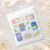 Sardinen und Zitronen Geschenktütchen (Ausgeschnitten)