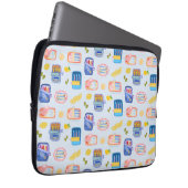 Sardinen und Zitronen Laptopschutzhülle (Vorne Rechts)