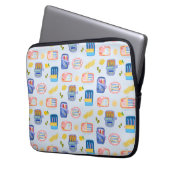 Sardinen und Zitronen Laptopschutzhülle (Vorderseite Links)