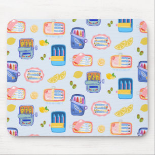 Sardinen und Zitronen Mousepad