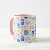 Sardinen und Zitronen Tasse (Vorderseite Links)