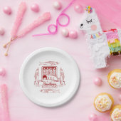 Sardinengehalt Pappteller (Party)