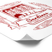 Sardinengehalt Poster (Ecke)