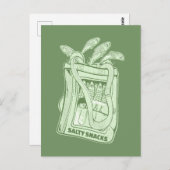 Sardinenmilch Postkarte (Vorne/Hinten)