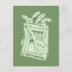 Sardinenmilch Postkarte