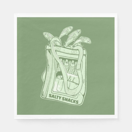 Sardinenmilch Serviette (Vorderseite)