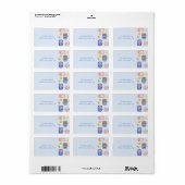 Sardines and Lemons Adressaufkleber (Vorne)