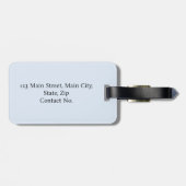 Sardines and Lemons Gepäckanhänger (Rückseite horizontal)