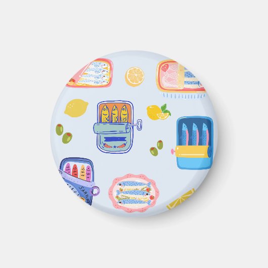 Sardines and Lemons Magnet (Vorne)